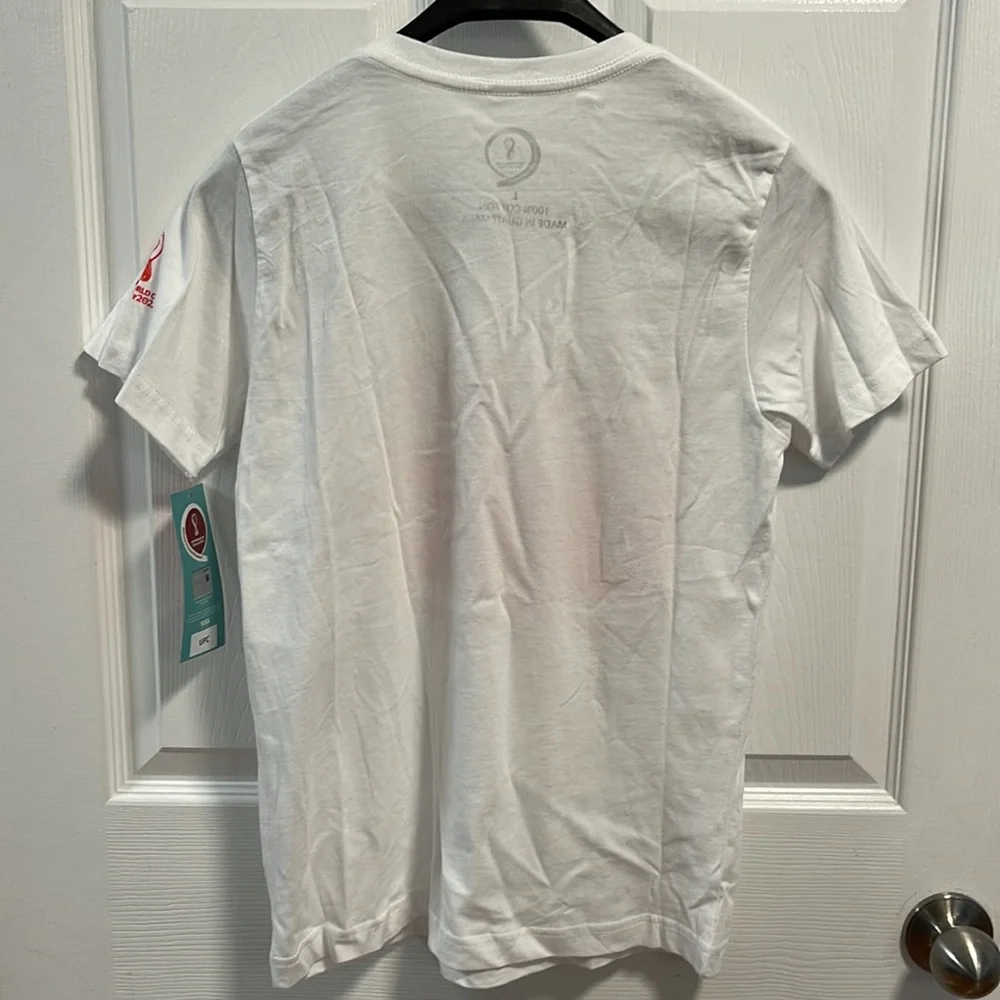 FIFA World Cup 2022 T-shirt official licensed New with tag L 14/16 - Picture 7 of 7